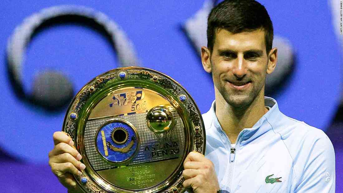 Novak Djokovic beats Stefanos Tsitsipas to claim his 90th career ATP title